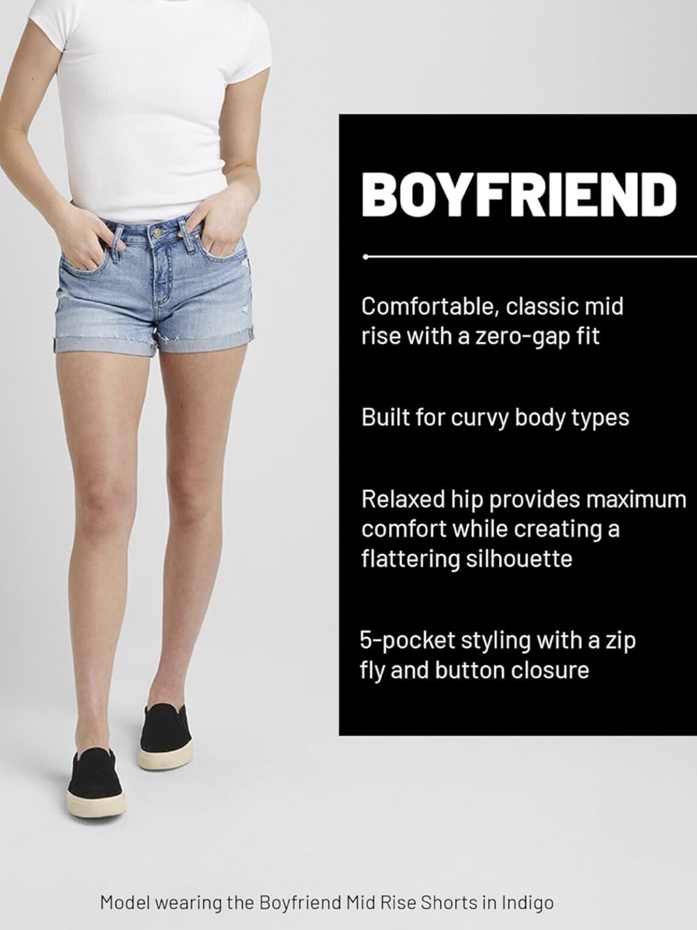 Silver Jeans Boyfriend shorts
